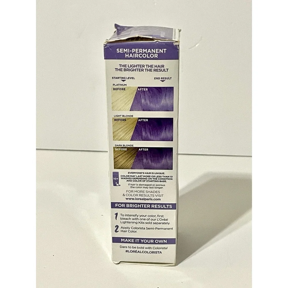 L'oreal Paris Colorista Semi-permanent Hair Color Dye Purple